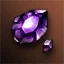 ชิ้นส่วนคริสตัลวิญญาณสีม่วง (เกรด R95)